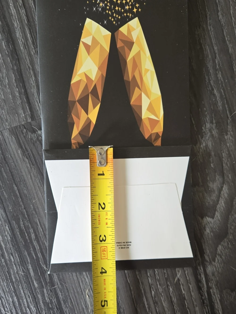Cheers! Black & Gold Wine Gift Bag - You're Invited